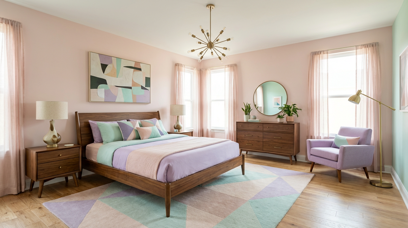 Mid-Century Modern bedroom